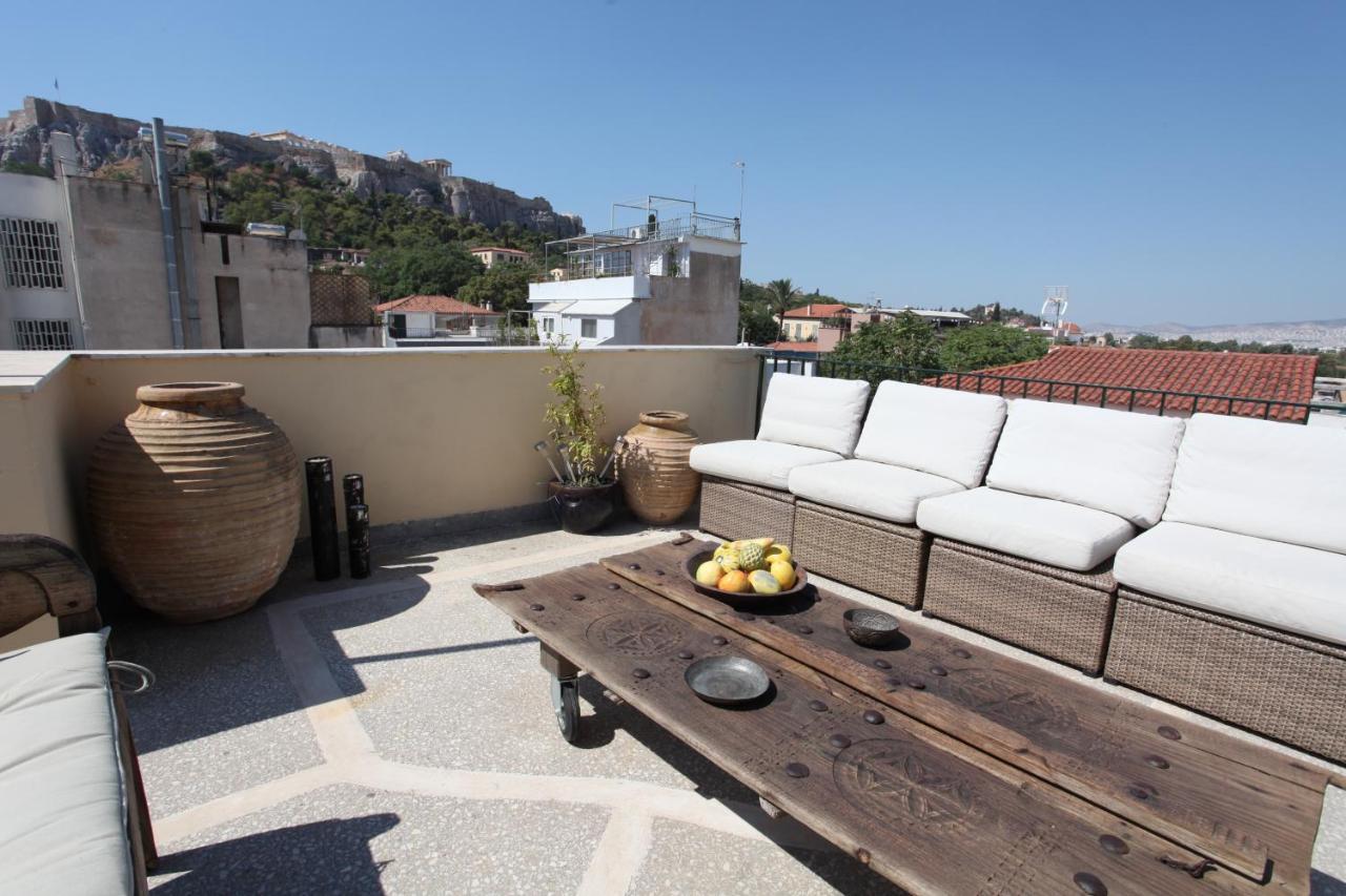 אתונה Plaka Two-Storey Penhouse With Acropolis Views Pl6 מראה חיצוני תמונה
