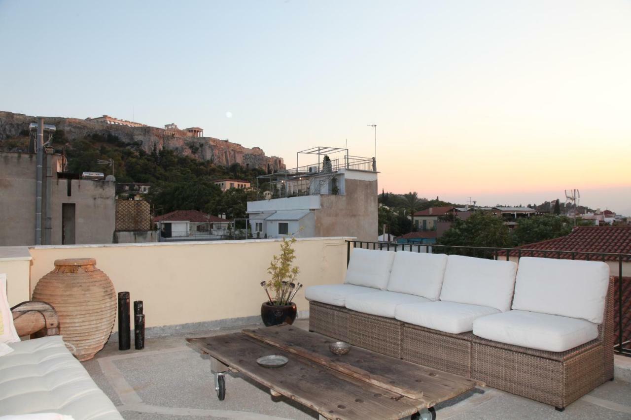 אתונה Plaka Two-Storey Penhouse With Acropolis Views Pl6 מראה חיצוני תמונה